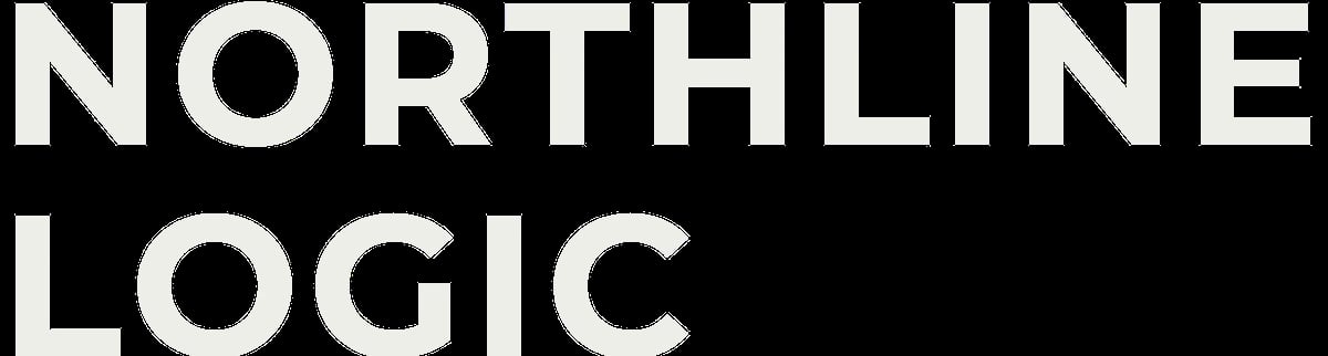 Northline Logic white text logo on black background